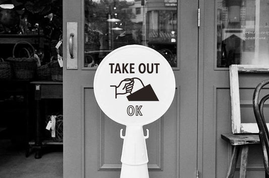 「TAKE OUT OK(お持ち帰りOK)」PREFAB SIGN — 画像2