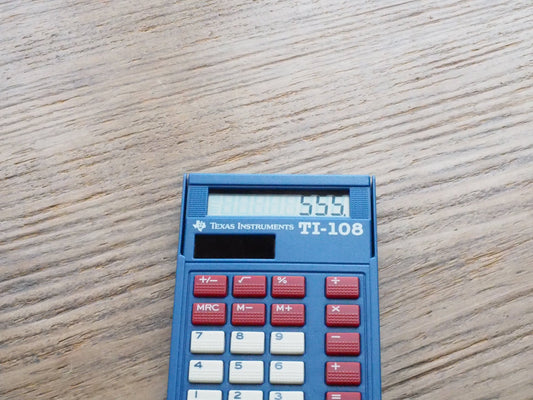 Texas Instruments TI-108 (電卓) — 画像2