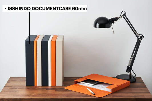 DOCUMENT CASE クロス貼り 60mm — 画像1